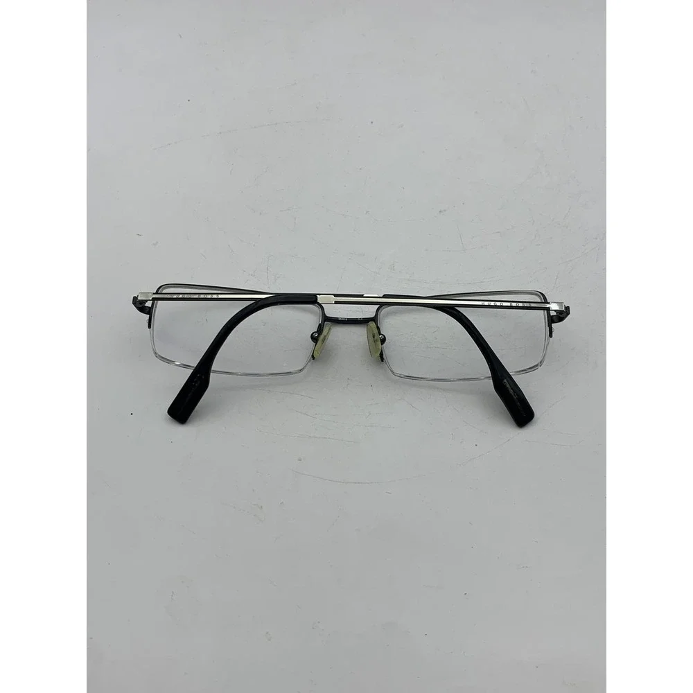 Boss Eyeglasses BOSS 0366/U IXA 54-19 140 Black Rectangle Half Rim Mens Frame